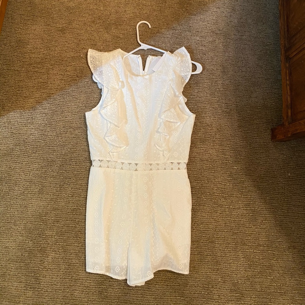White Lace romper